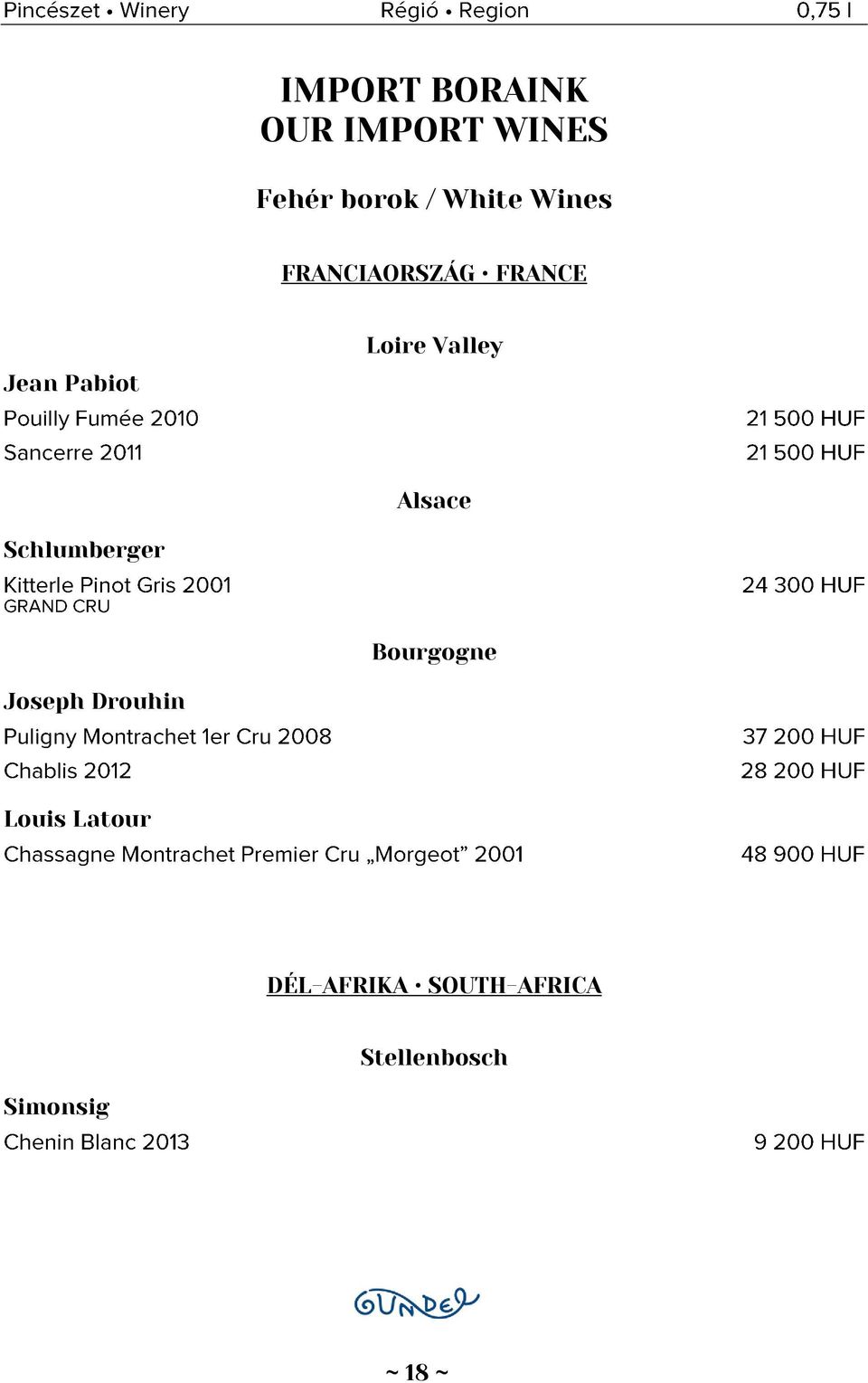 Alsace Schlumberger Bourgogne Joseph Drouhin Louis