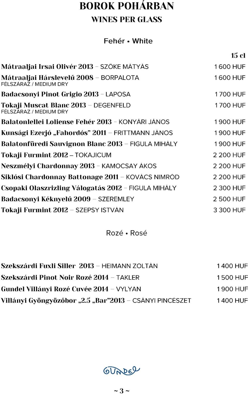 Neszmélyi Chardonnay 2013 - Siklósi Chardonnay Battonage 2011 Csopaki Olaszrizling Válogatás 2012 - Badacsonyi Kéknyelű 2009 Tokaji