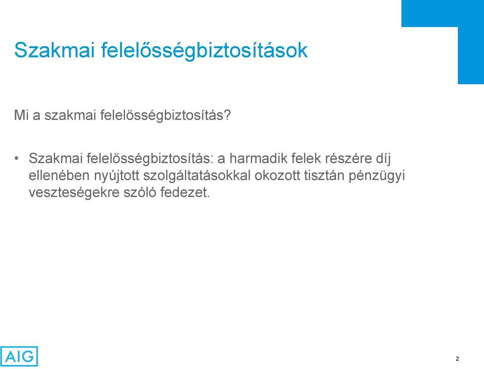 Szakmai felelősségbiztosítás: a harmadik felek részére
