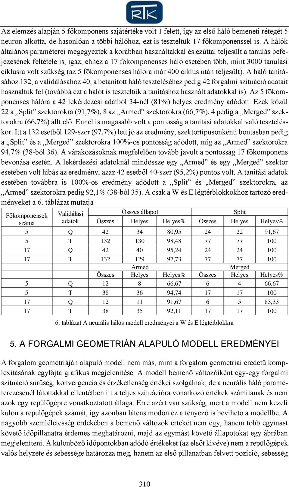 ciklusra volt szükség (az 5 főkomponenses hálóra már 400 ciklus után teljesült).