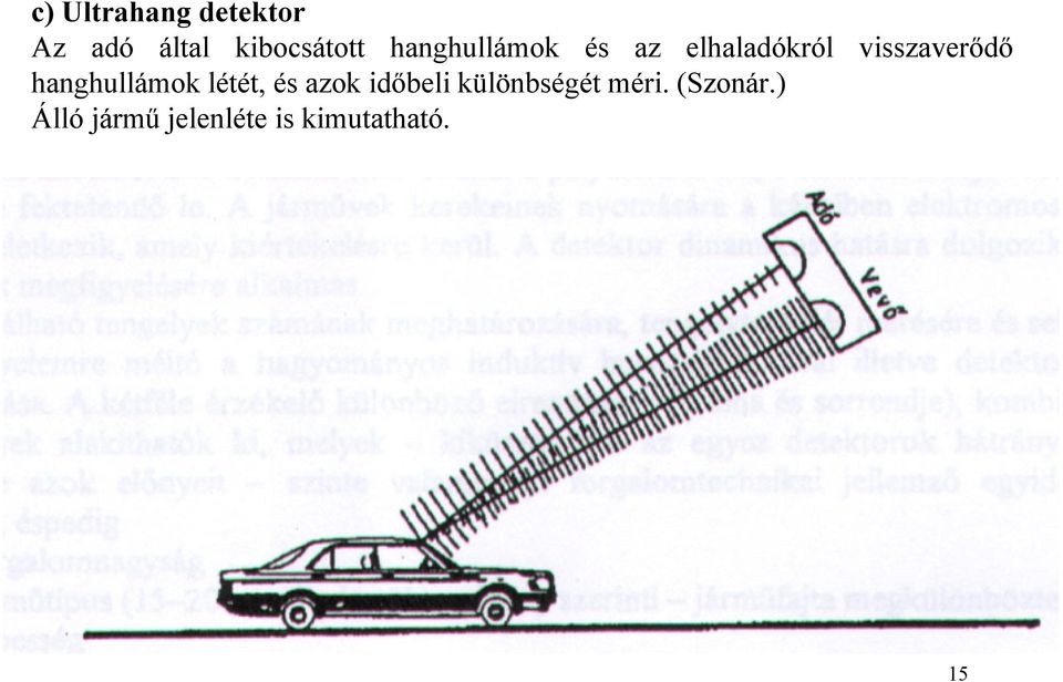 hanghullámok létét, és azok időbeli különbségét