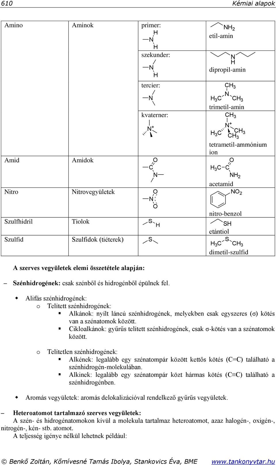 fel. Alifás szénhidrogének: o Telített szénhidrogének: Alkánok: nyílt láncú szénhidrogének, melyekben csak egyszeres (ζ) kötés van a szénatomok között.