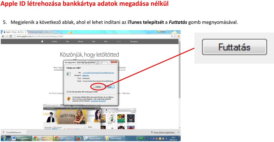 indítani az itunes