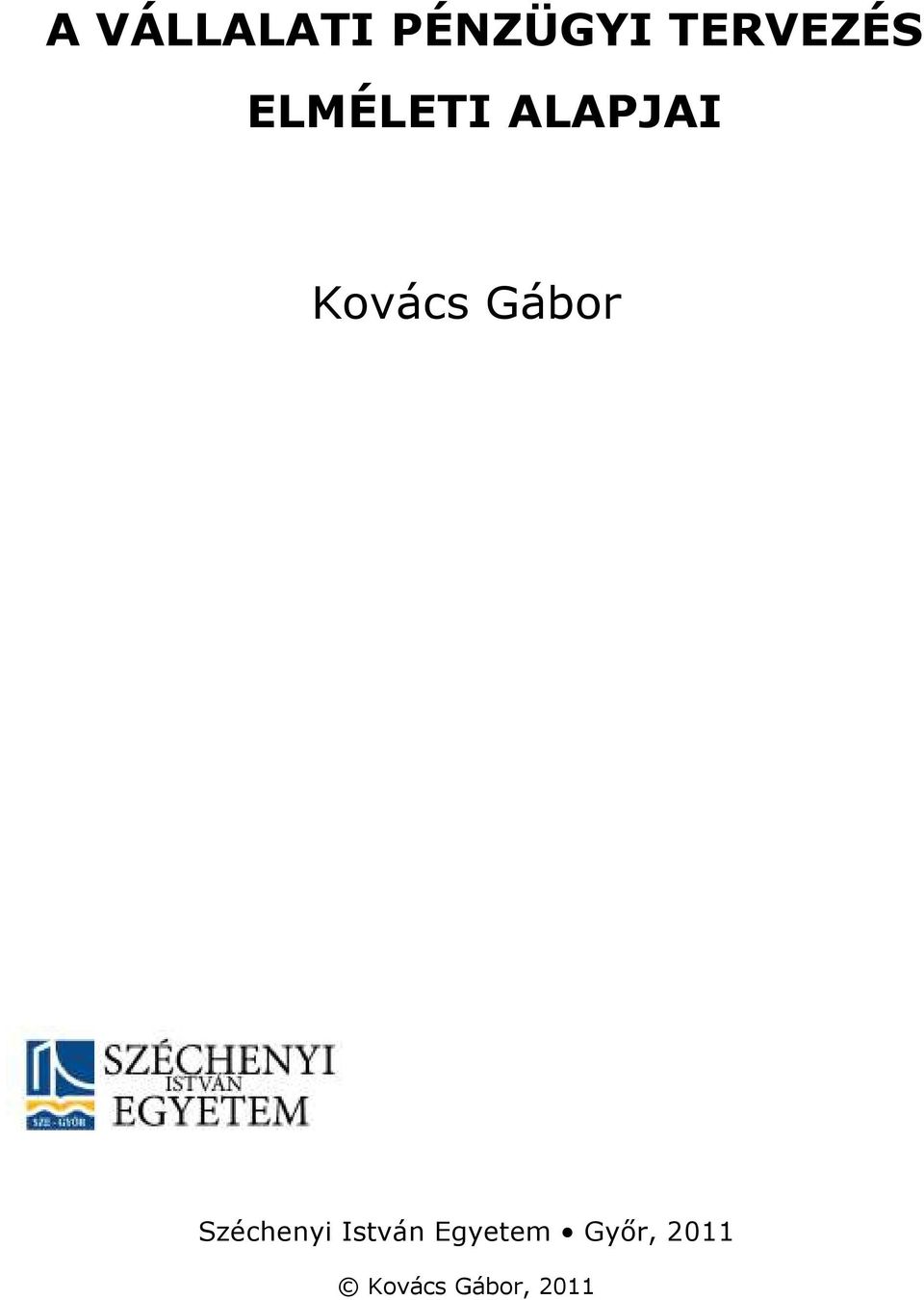 Kovács Gábor Széchenyi