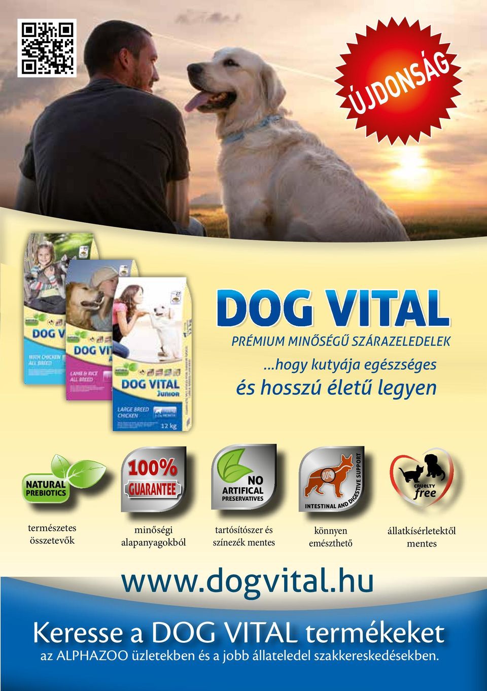 INTESTINAL AND DIGESTIVE SUPPORT cruelty free természetes összetevők minőségi alapanyagokból tartósítószer és