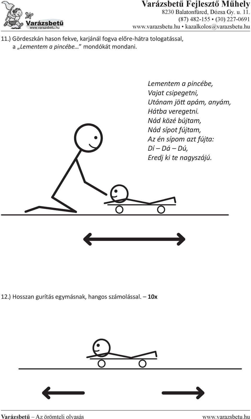 hu Lementem a pincébe, Vajat csipegetni, Utánam jött apám, anyám, Hátba veregetni.