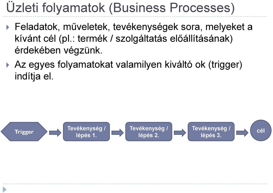 : termék / szolgáltatás előállításának) érdekében végzünk.