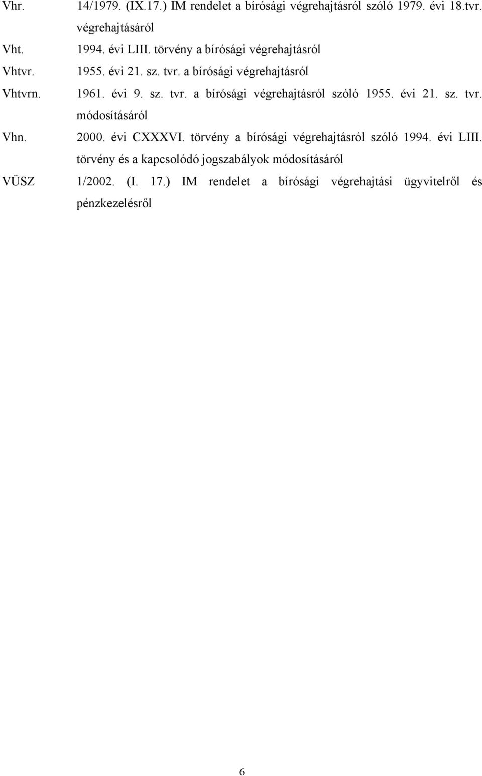 évi 21. sz. tvr. módosításáról 2000. évi CXXXVI. törvény a bírósági végrehajtásról szóló 1994. évi LIII.