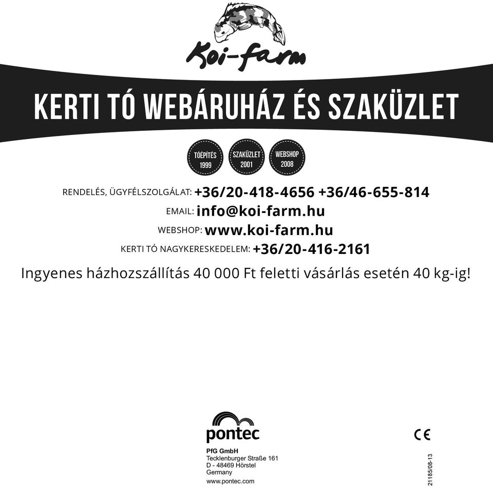 hu WEBSHOP: www.koi-farm.