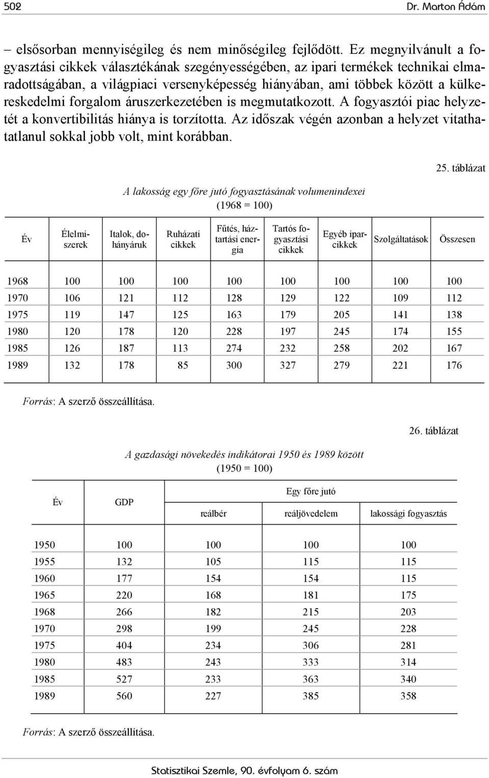 áruszerkezetében is megmutatkozott. A fogyasztói piac helyzetét a konvertibilitás hiánya is torzította. Az időszak végén azonban a helyzet vitathatatlanul sokkal jobb volt, mint korábban.