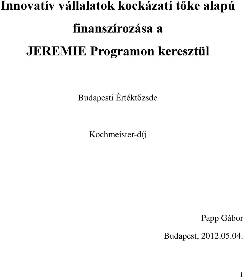 Programon keresztül Budapesti