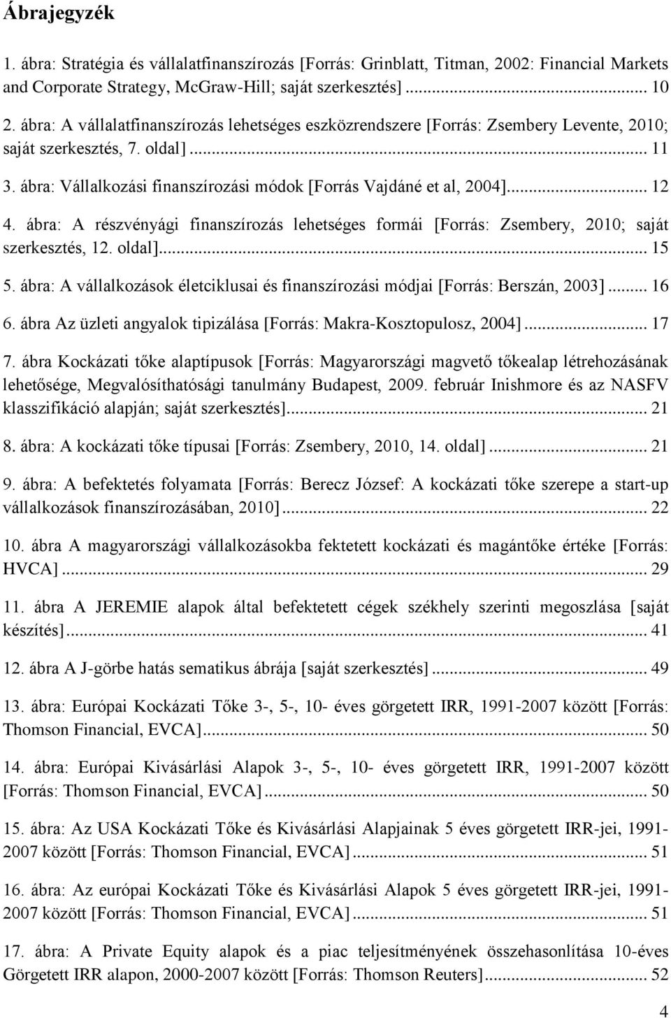 .. 12 4. ábra: A részvényági finanszírozás lehetséges formái [Forrás: Zsembery, 2010; saját szerkesztés, 12. oldal]... 15 5.