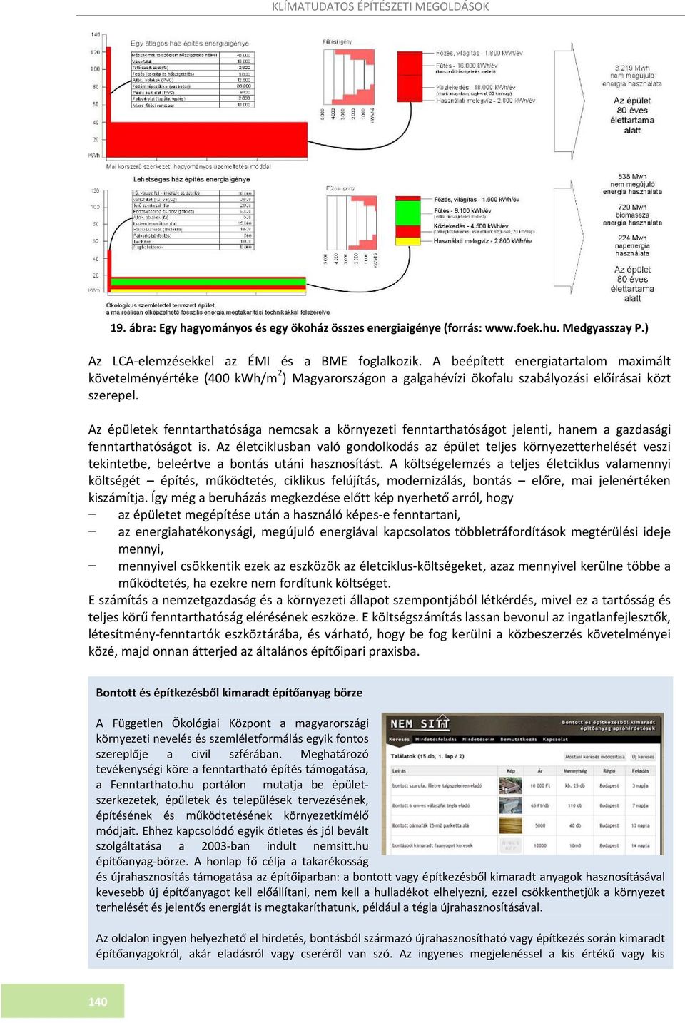 Az épületek fenntarthatósága nemcsak a környezeti fenntarthatóságot jelenti, hanem a gazdasági fenntarthatóságot is.