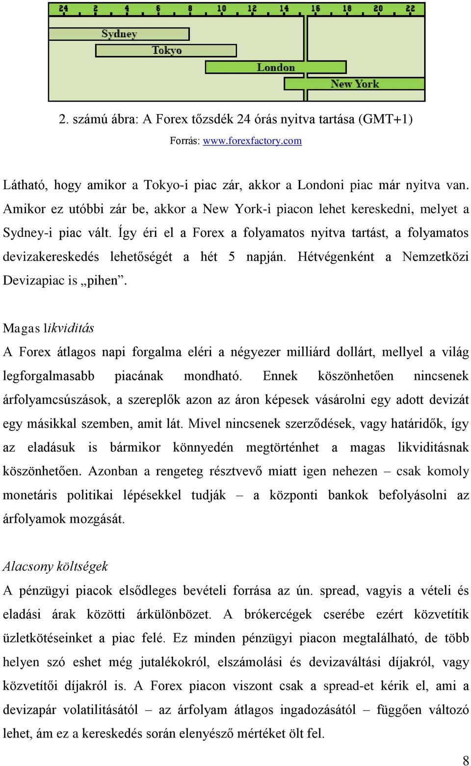 Így éri el a Forex a folyamatos nyitva tartást, a folyamatos devizakereskedés lehetőségét a hét 5 napján. Hétvégenként a Nemzetközi Devizapiac is pihen.