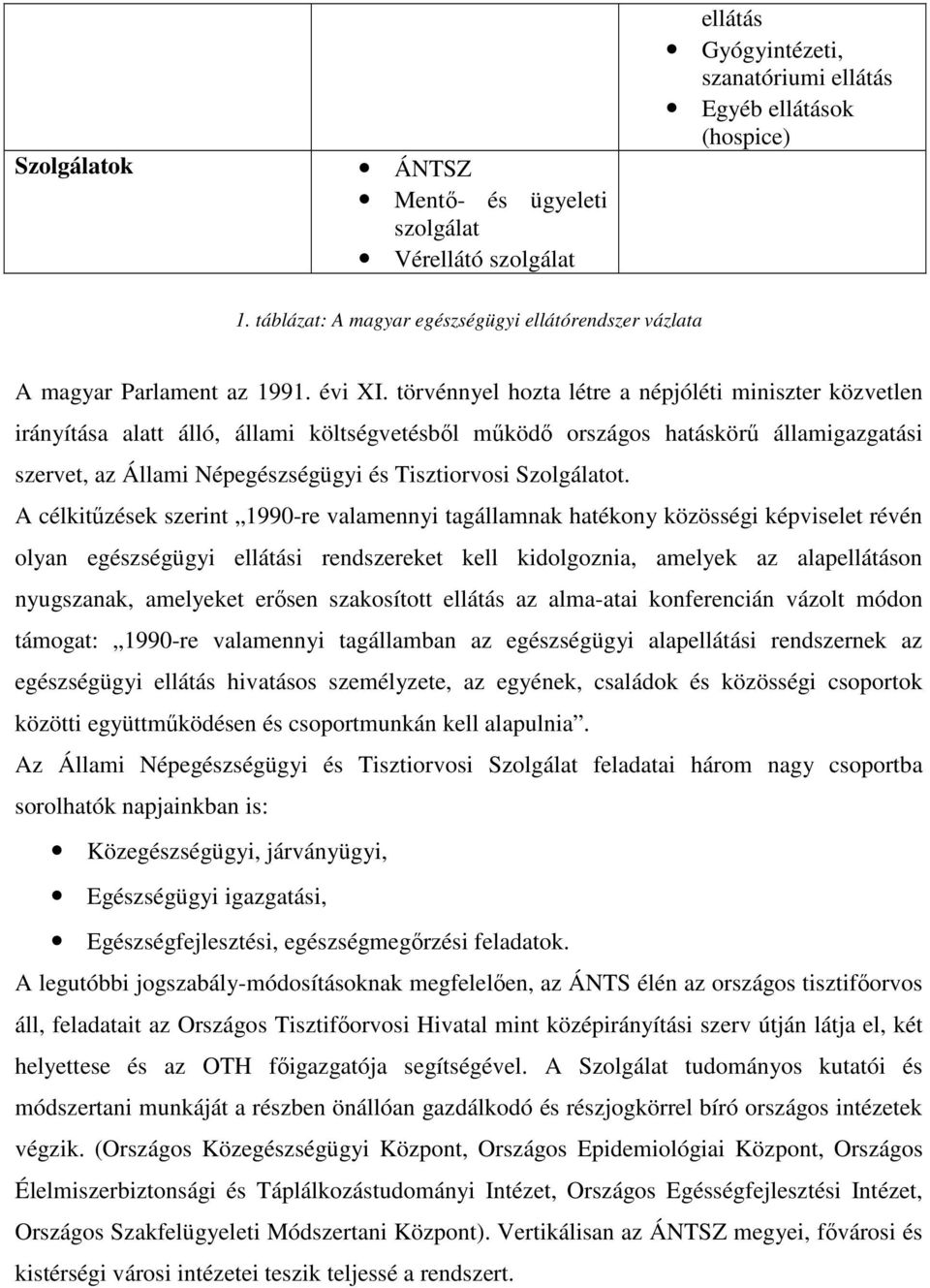 törvénnyel hozta létre a népjóléti miniszter közvetlen irányítása alatt álló, állami költségvetésből működő országos hatáskörű államigazgatási szervet, az Állami Népegészségügyi és Tisztiorvosi