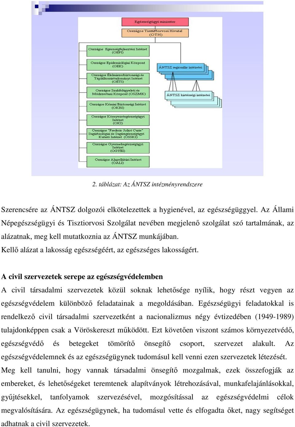 Kellő alázat a lakosság egészségéért, az egészséges lakosságért.