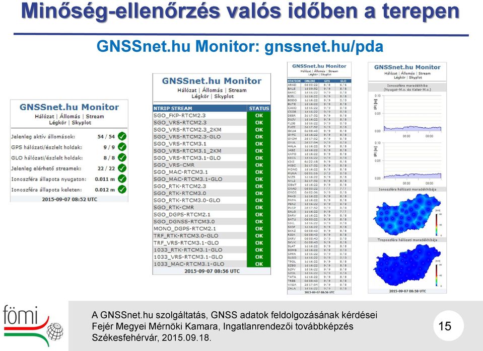 terepen GNSSnet.