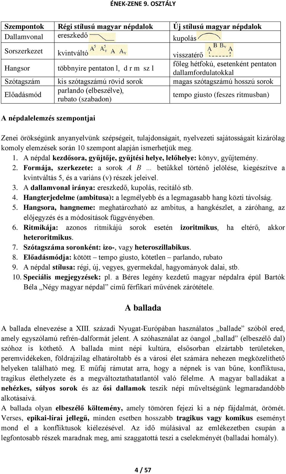 szempontjai Zenei örökségünk anyanyelvünk szépségeit, tulajdonságait, nyelvezeti sajátosságait kizárólag komoly elemzések során 10