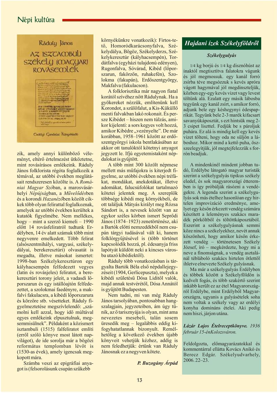 kerültek a kutatók figyelmébe Nem mellékes, hogy mint a szerző kiemeli 1990 előtt 14 rovásfeliratról tudtunk Erdélyben, 14 év alatt számuk több mint negyvenre emelkedett Több felirat