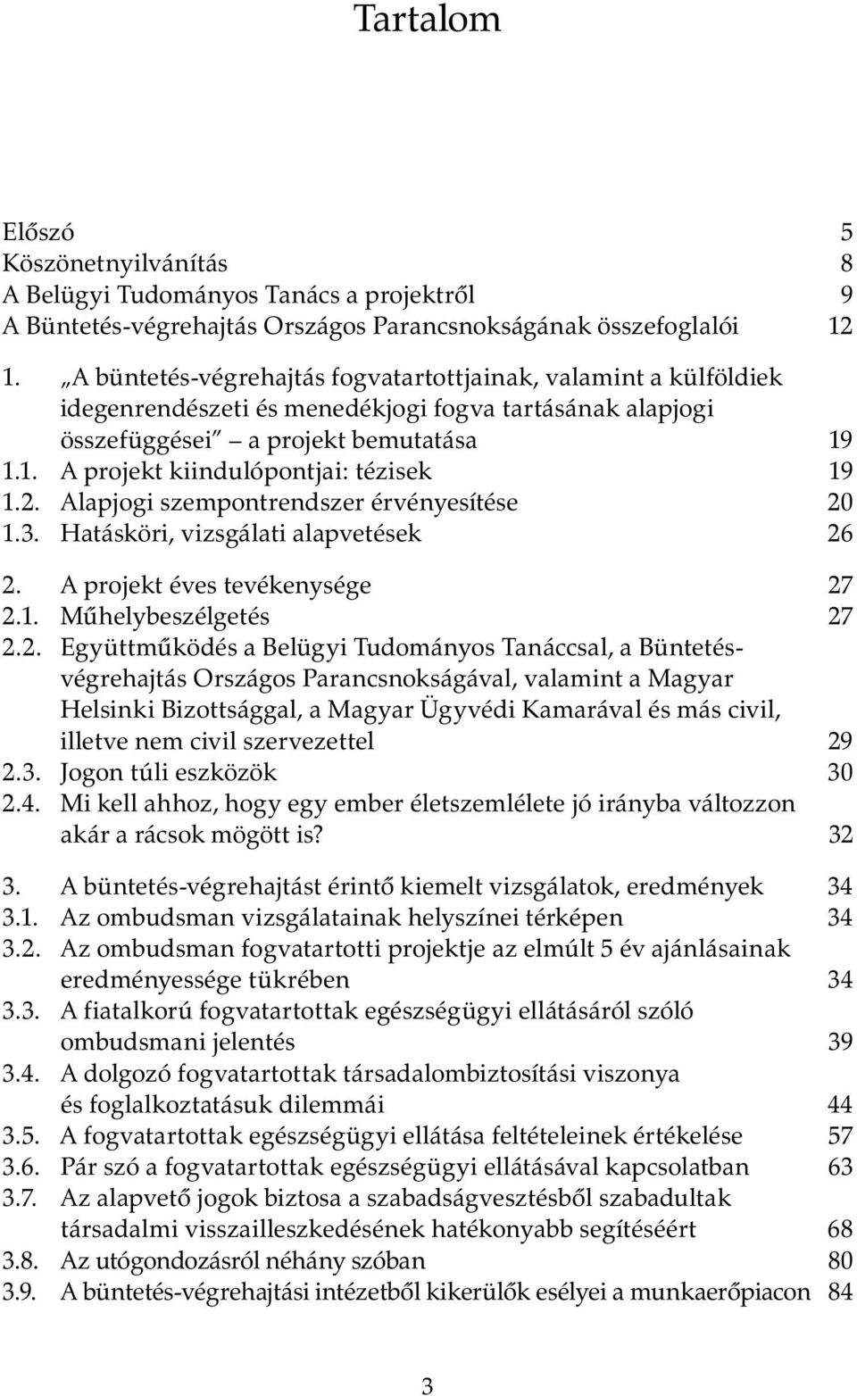 1.1. A projekt kiindulópontjai: tézisek 19 1.2.