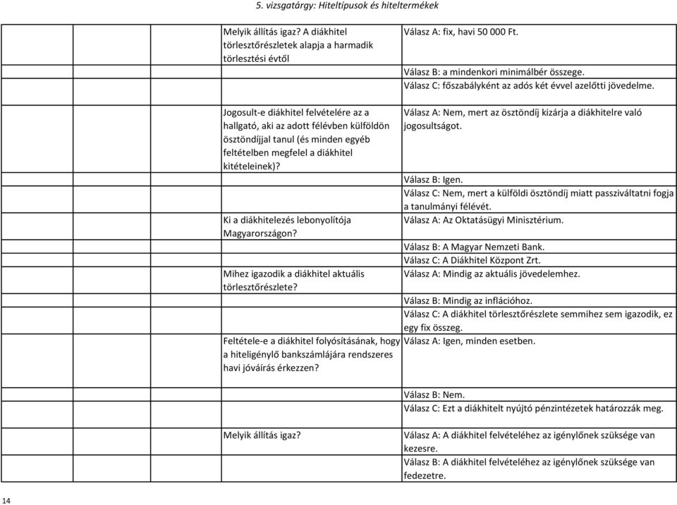 Jogosult-e diákhitel felvételére az a hallgató, aki az adott félévben külföldön ösztöndíjjal tanul (és minden egyéb feltételben megfelel a diákhitel kitételeinek)?