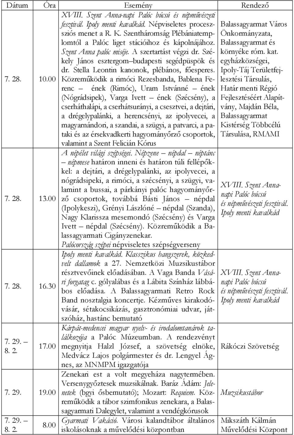 Székely János esztergom budapesti segédpüspök és dr. Stella Leontin kanonok, plébános, főesperes. 7. 28. 10.