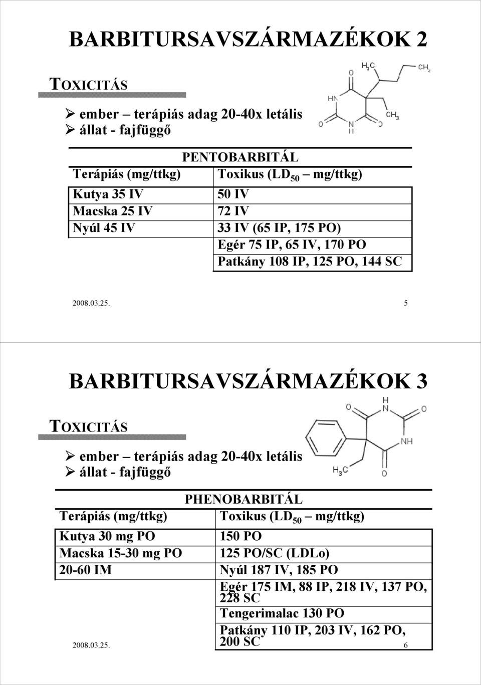 IV Nyúl 45 IV 50 IV 72 IV 33 IV (65 IP, 175 PO) Egér 75 IP, 65 IV, 170 PO Patkány 108 IP, 125 