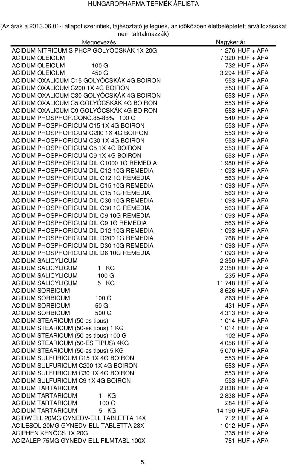 85-88% 100 G 540 HUF + ÁFA ACIDUM PHOSPHORICUM C15 1X 4G BOIRON ACIDUM PHOSPHORICUM C200 1X 4G BOIRON ACIDUM PHOSPHORICUM C30 1X 4G BOIRON ACIDUM PHOSPHORICUM C5 1X 4G BOIRON ACIDUM PHOSPHORICUM C9