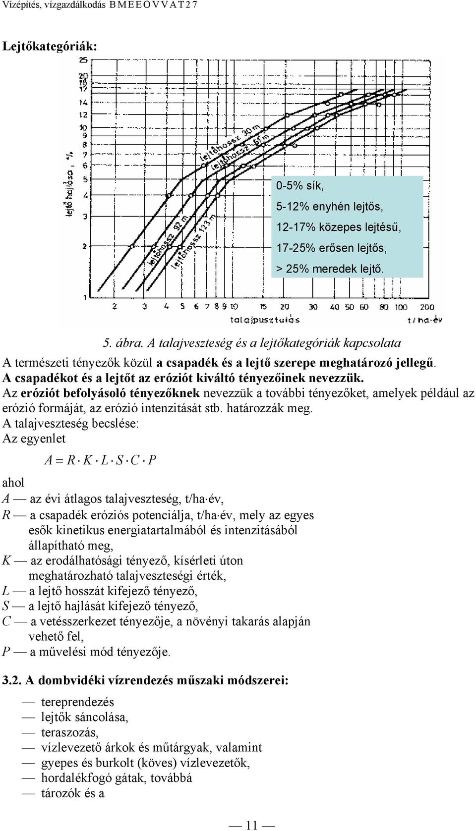 Az eróziót befolyásoló tényezőknek nevezzük a további tényezőket, amelyek például az erózió formáját, az erózió intenzitását stb. határozzák meg.