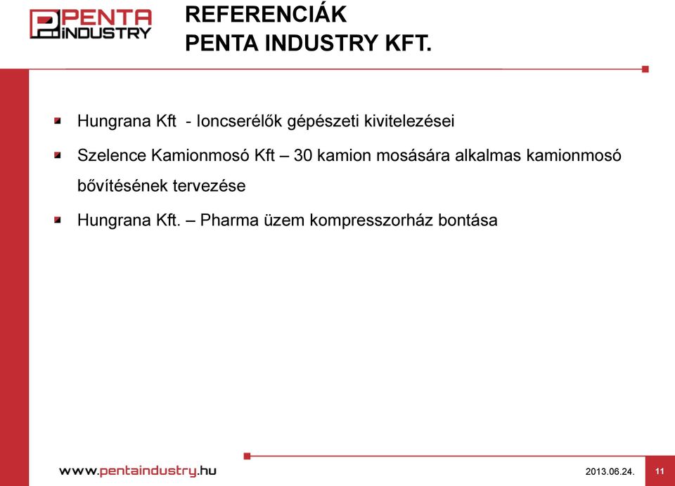 mosására alkalmas kamionmosó bővítésének tervezése