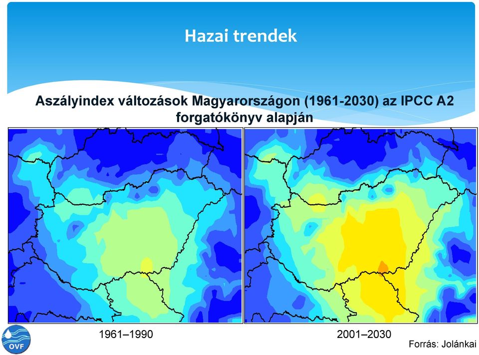 (1961-2030) az IPCC A2