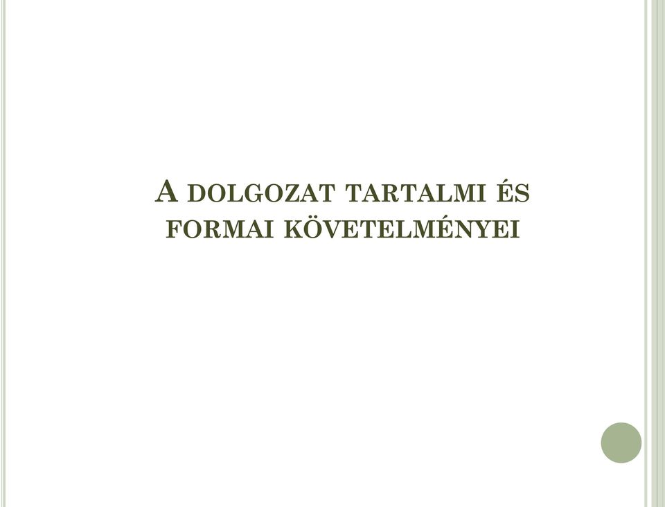 ÉS FORMAI