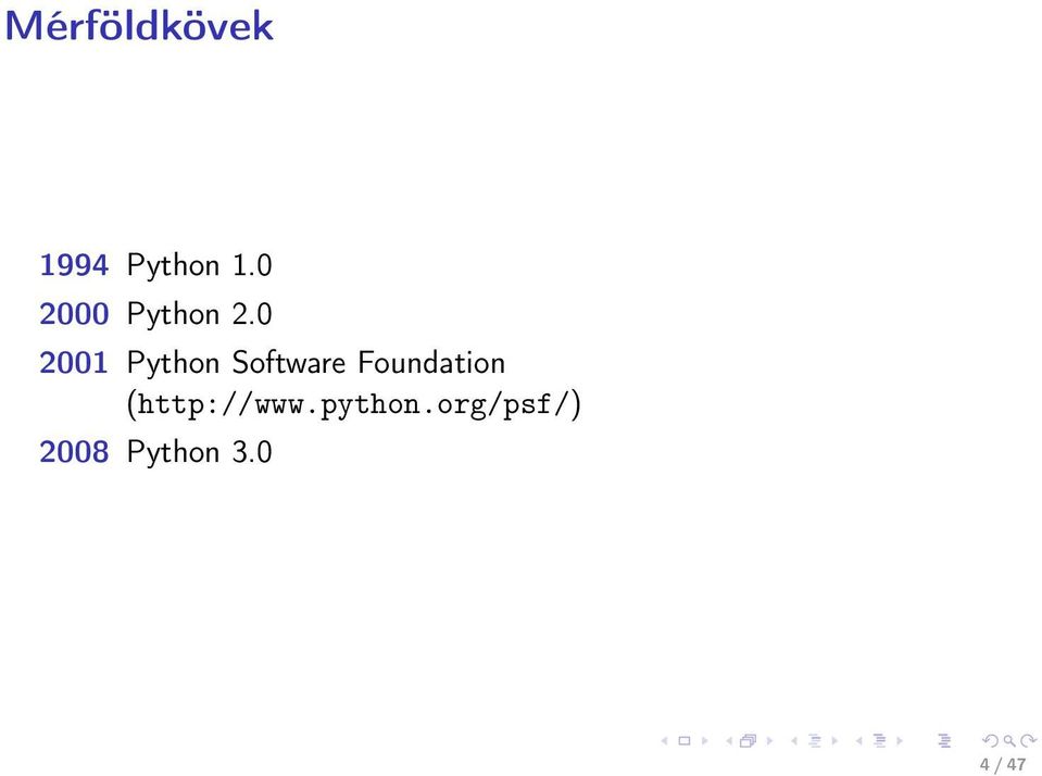 0 2001 Python Software