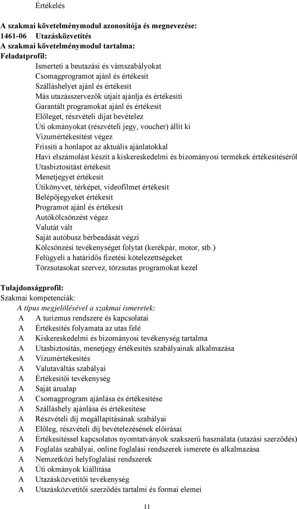 (részvételi jegy, voucher) állít ki Vizumértékesítést végez Frissíti a honlapot az aktuális ajánlatokkal Havi elszámolást készít a kiskereskedelmi és bizományosi termékek értékesítéséről