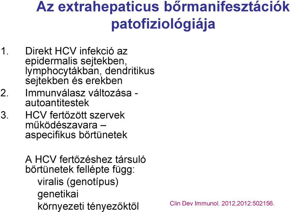 Immunválasz változása - autoantitestek 3.