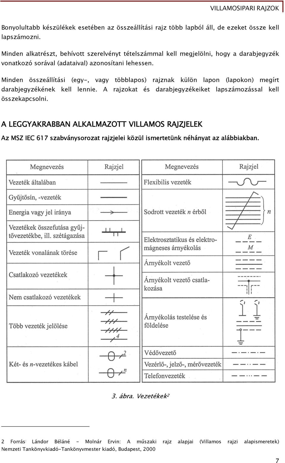 Minden összeállítási (egy-, vagy többlapos) rajznak külön lapon (lapokon) megírt darabjegyzékének kell lennie. A rajzokat és darabjegyzékeiket lapszámozással kell összekapcsolni.