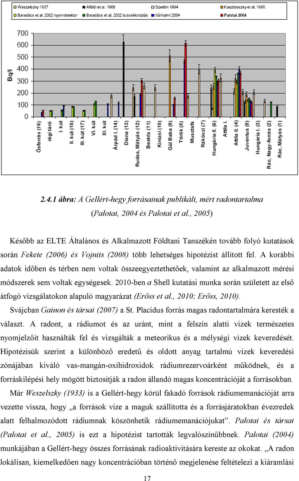 A korábbi adatok időben és térben nem voltak összeegyeztethetőek, valamint az alkalmazott mérési módszerek sem voltak egységesek.