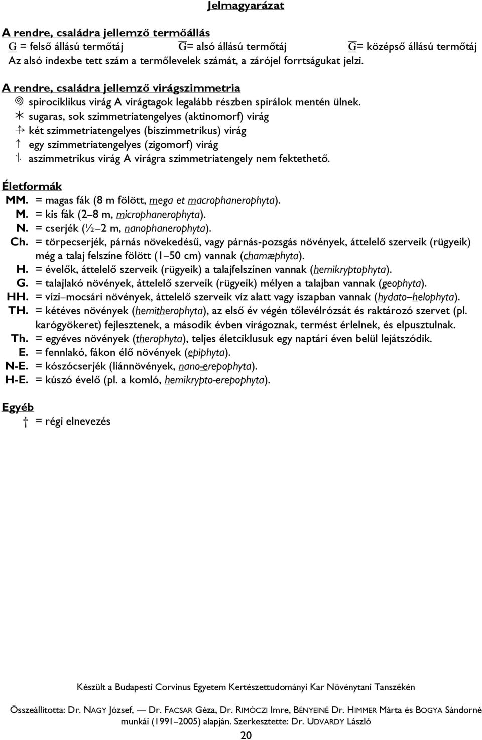 c sugaras, sok szimmetriatengelyes (aktinomorf) virág b két szimmetriatengelyes (biszimmetrikus) virág z egy szimmetriatengelyes (zigomorf) virág a aszimmetrikus virág A virágra szimmetriatengely nem