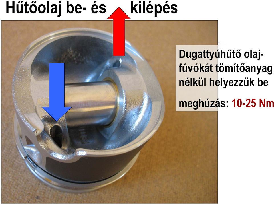 tömítőanyag nélkül