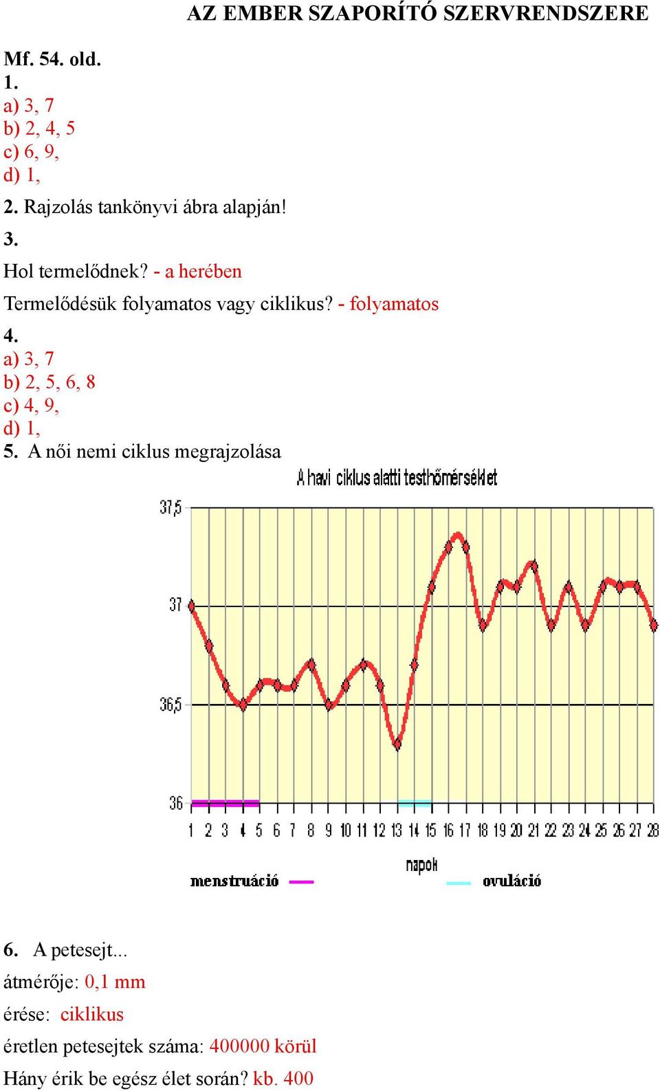 - a herében Termelődésük folyamatos vagy ciklikus?