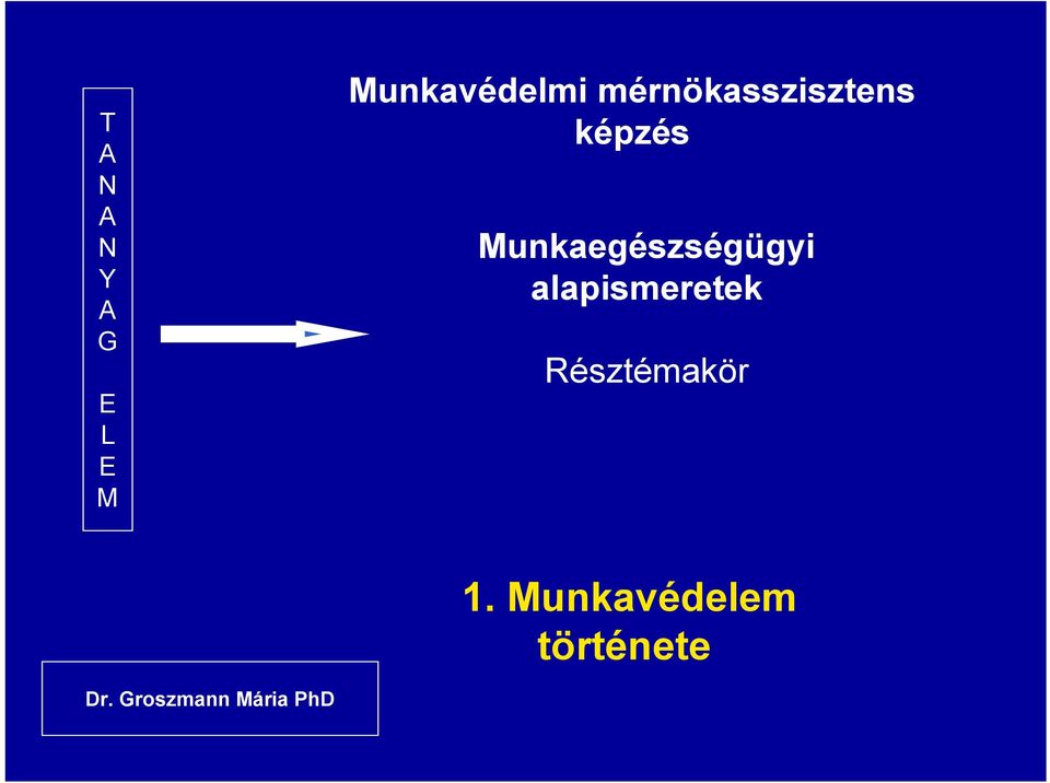 Munkaegészségügyi alapismeretek