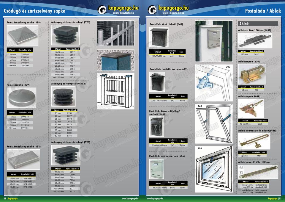 mm 0895 30x30 mm 0897 35x35 mm 0899 40x40 mm 0902 50x50 mm 0904 60x60 mm 0907 80x80 mm 7468 100x100 mm 6055 Műanyag záródugó (599,592) 16 mm 7736 20 mm 0877 25 mm 0878 32 mm 7945 35 mm 0876 40 mm