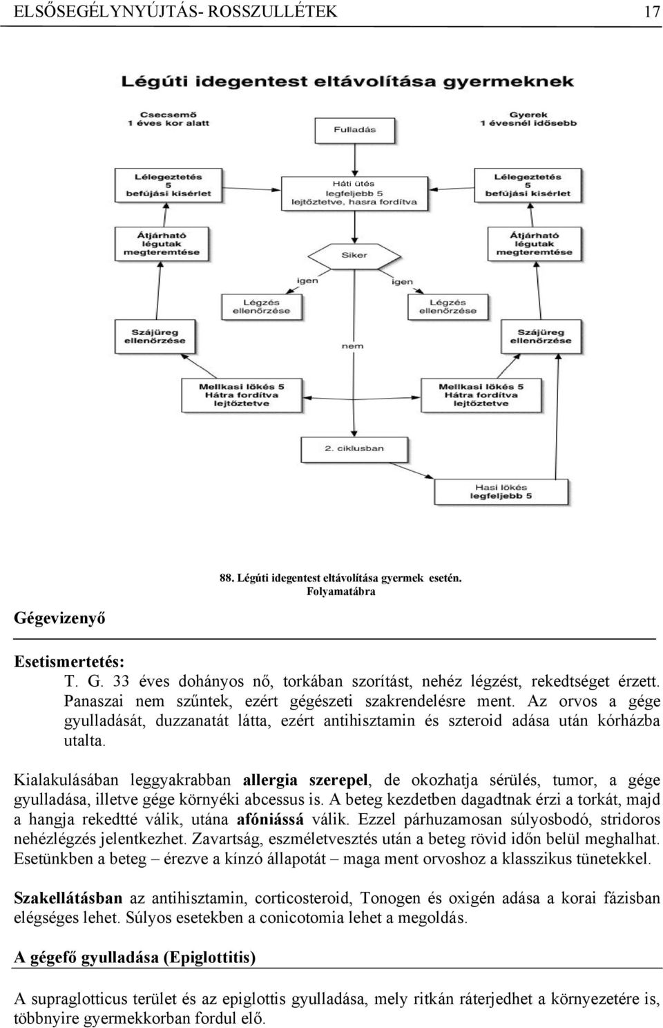 Kialakulásában leggyakrabban allergia szerepel, de okozhatja sérülés, tumor, a gége gyulladása, illetve gége környéki abcessus is.