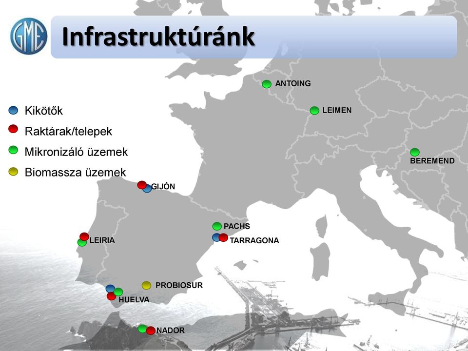 Biomassza üzemek GIJÓN LEIMEN BEREMEND