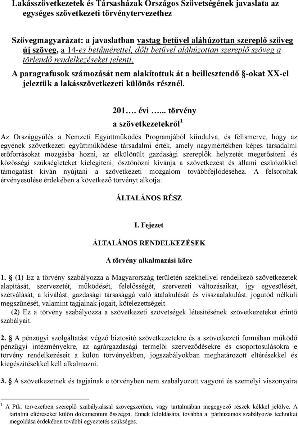 A paragrafusok számozását nem alakítottuk át a beillesztendő -okat XX-el jeleztük a lakásszövetkezeti különös résznél. 201. évi.