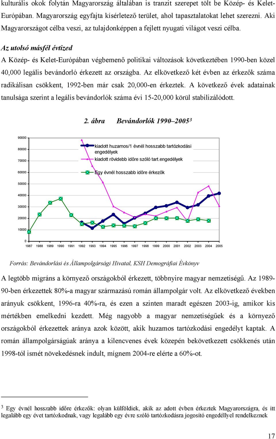 Az utolsó másfél évtized A Közép- és Kelet-Európában végbemenő politikai változások következtében 1990-ben közel 40,000 legális bevándorló érkezett az országba.