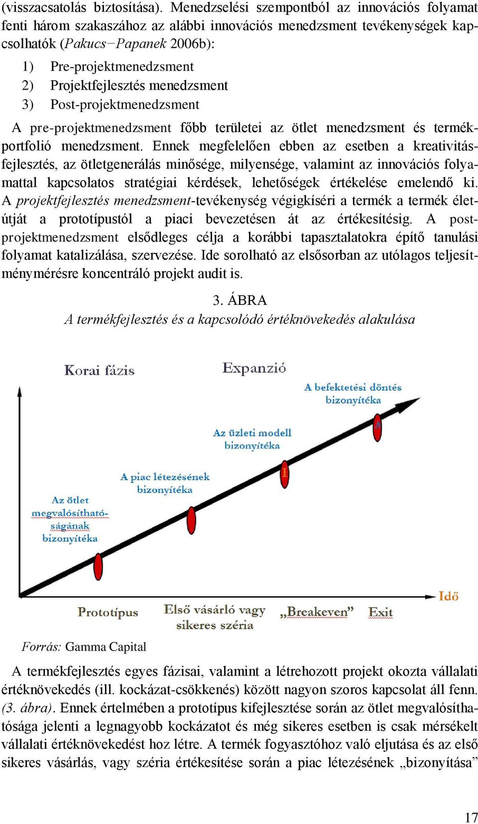 Projektfejlesztés menedzsment 3) Post-projektmenedzsment A pre-projektmenedzsment főbb területei az ötlet menedzsment és termékportfolió menedzsment.