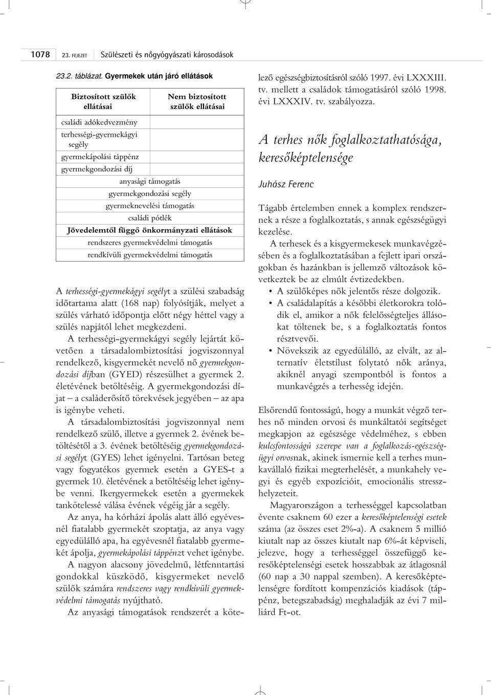 támogatás gyermekgondozási segély gyermeknevelési támogatás családi pótlék Jövedelemtôl függô önkormányzati ellátások rendszeres gyermekvédelmi támogatás rendkívüli gyermekvédelmi támogatás A