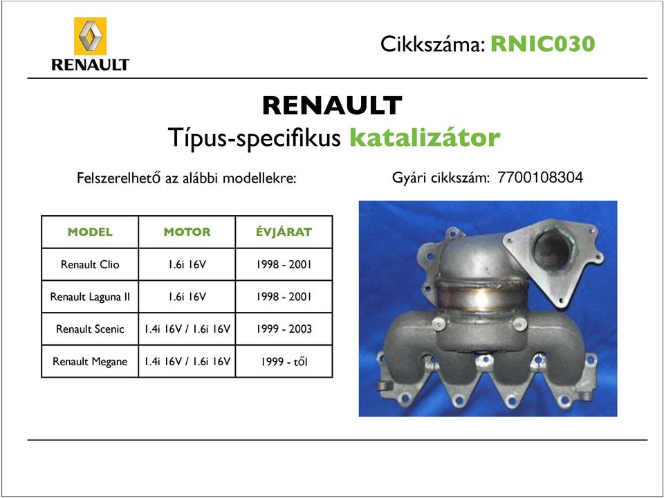 6i 16V 1998-2001 Renault Laguna II 1.