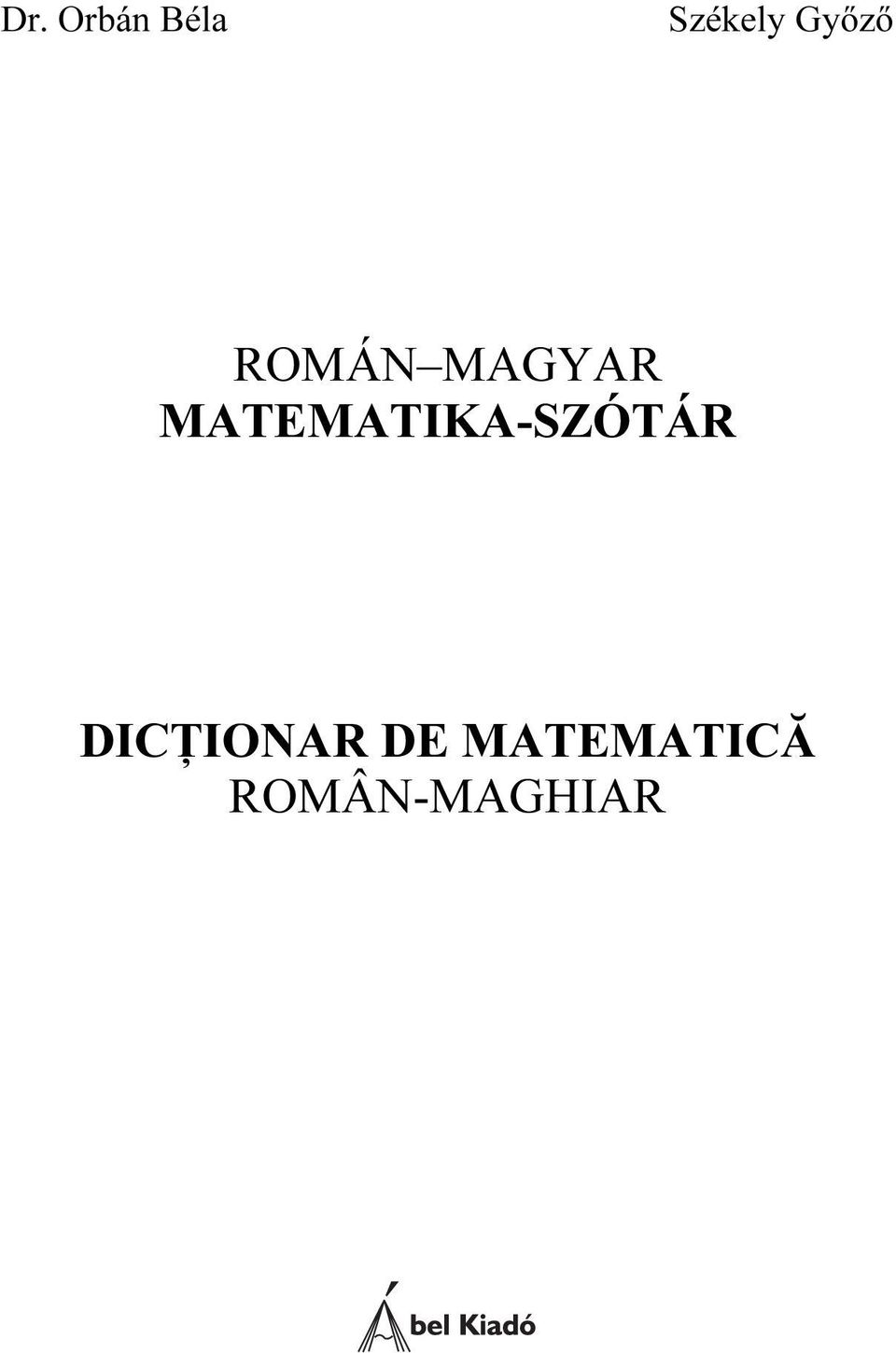 MATEMATIKA-SZÓTÁR